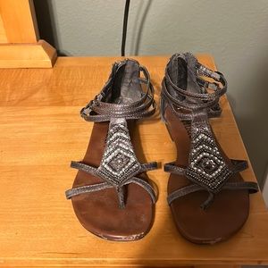 MUDD Bronze Size 8 Sandals